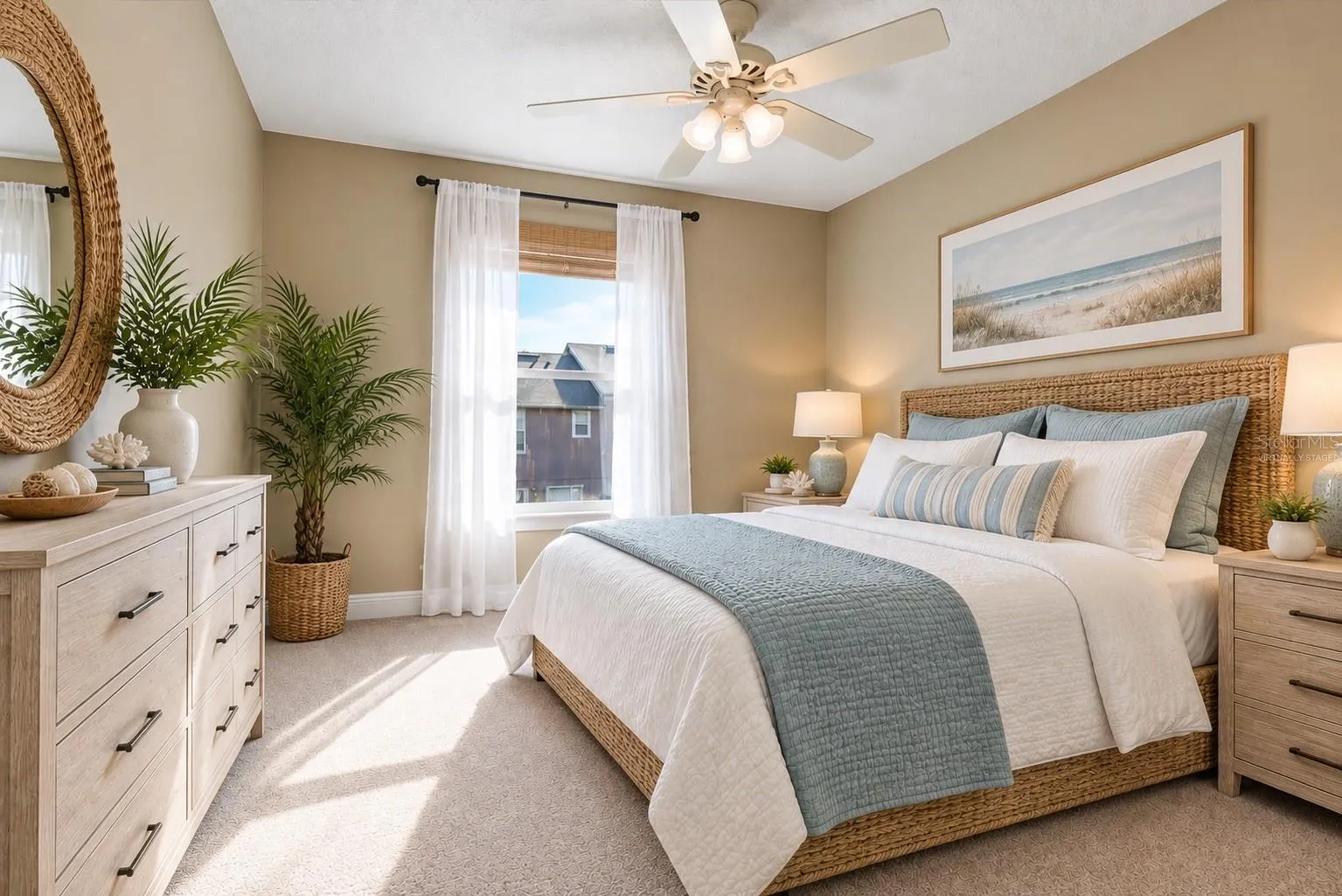 virtually staged - Bedroom #3