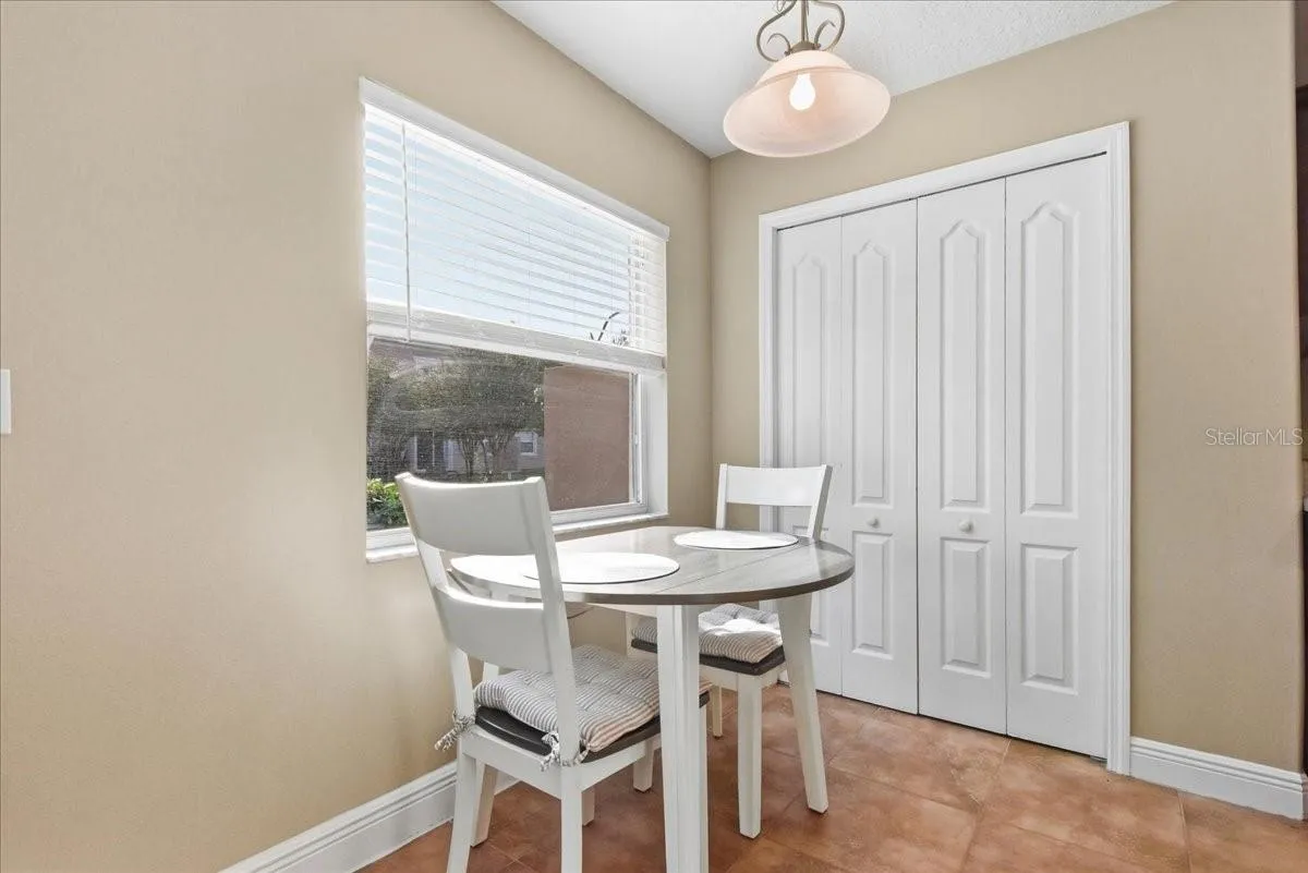 eating space in kitchen