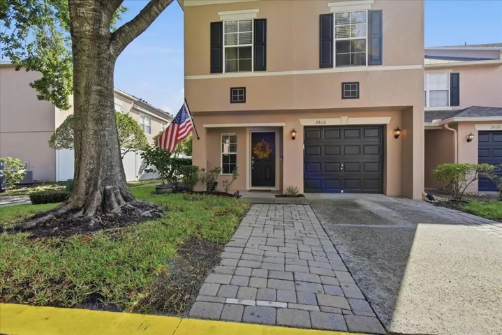 End Unit with extended driveway