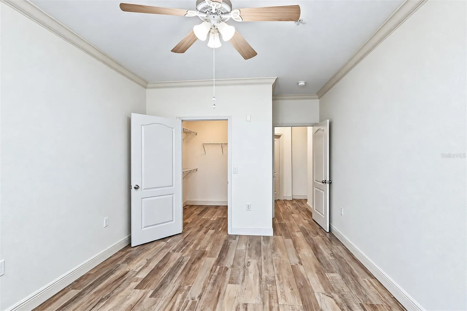 First floor bedroom walk in closet
