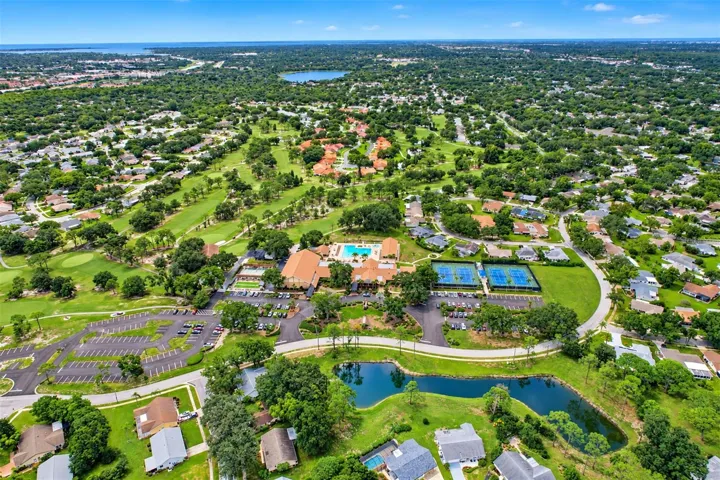 More aerial views of the Highland Lakes facilities and grounds