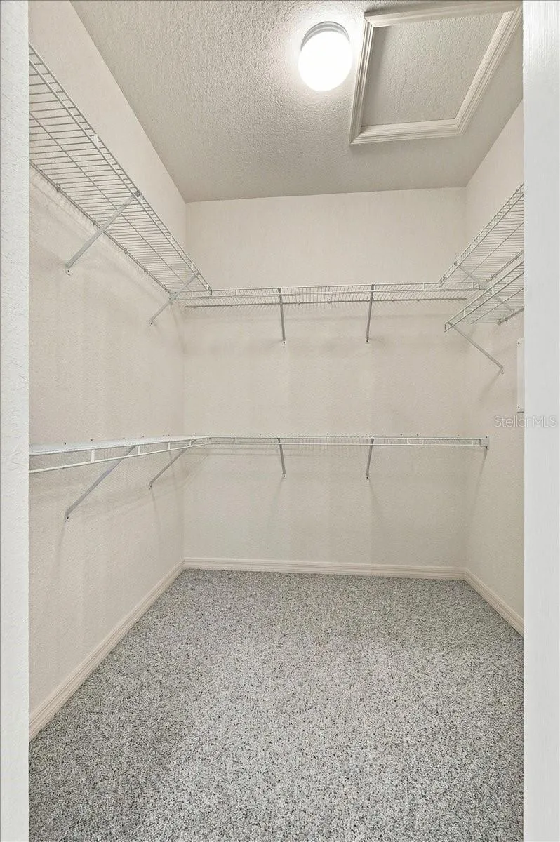 Primary closet