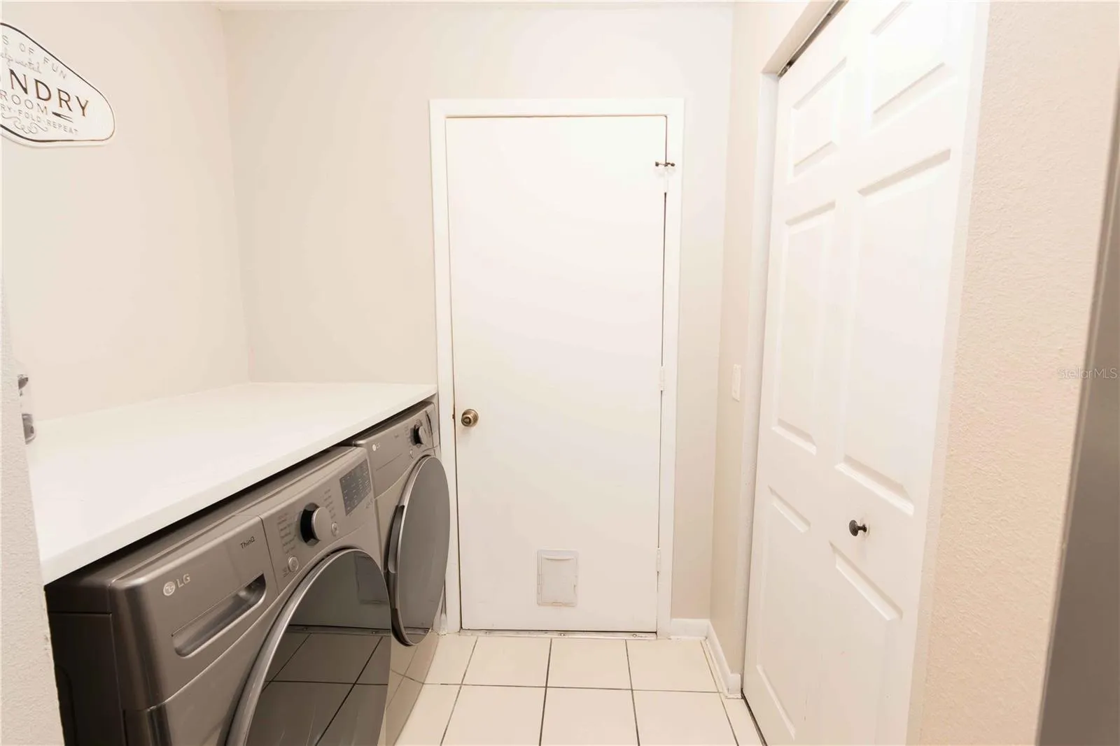 inside laundry