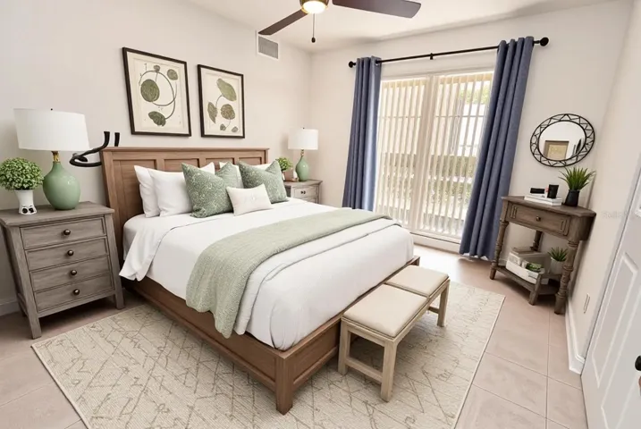 Bedroom 2-virtual staged