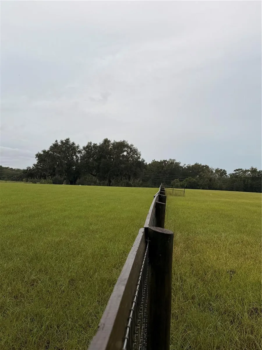 Southern boundary is a few feet south of this fenceline.