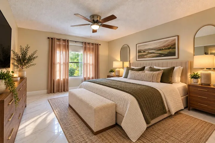 Primary Bedroom- Virtually Staged