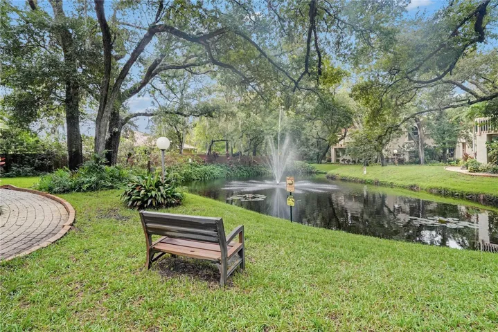 One of many ponds in the community