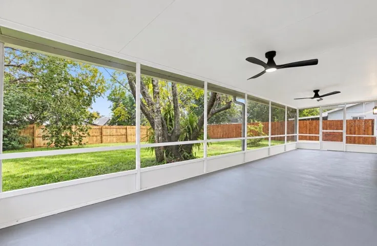 Covered Back porch