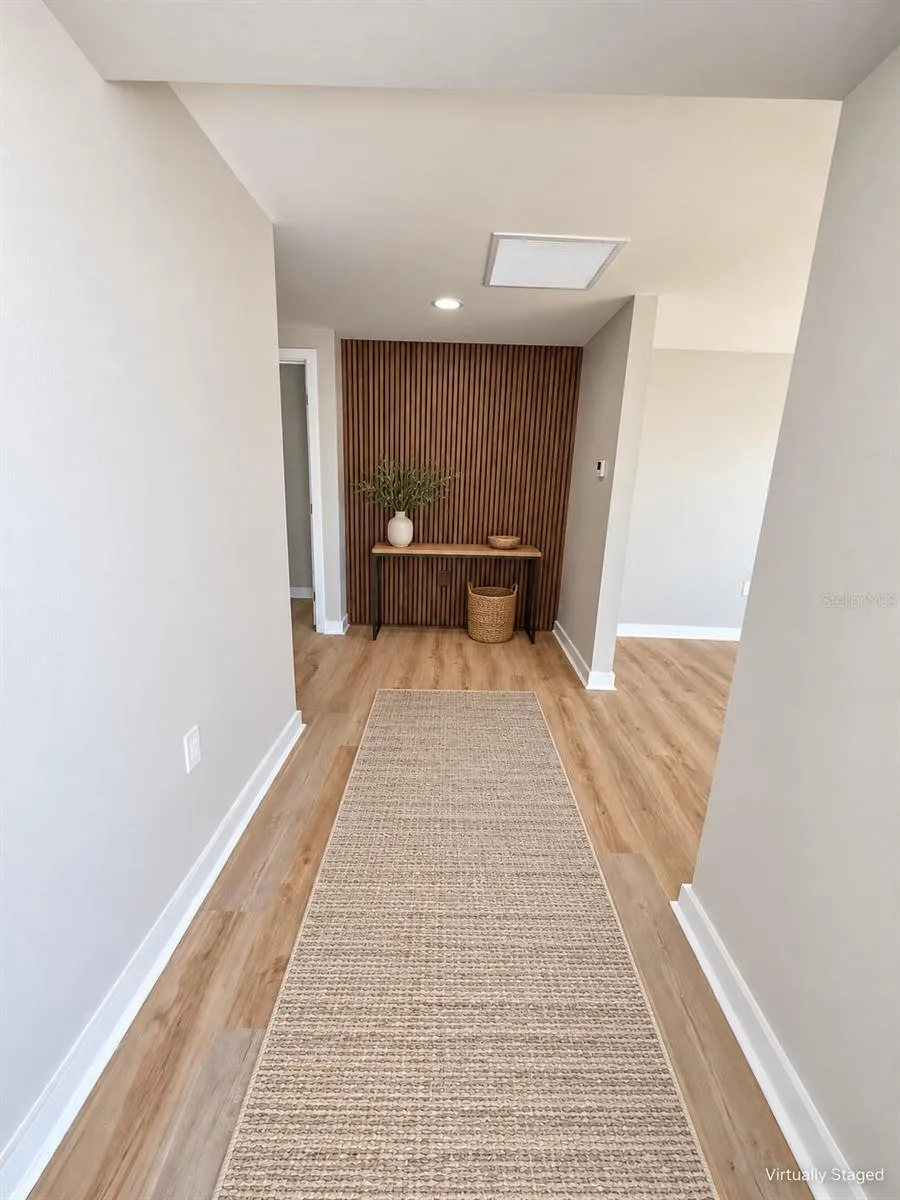 Entryway staged