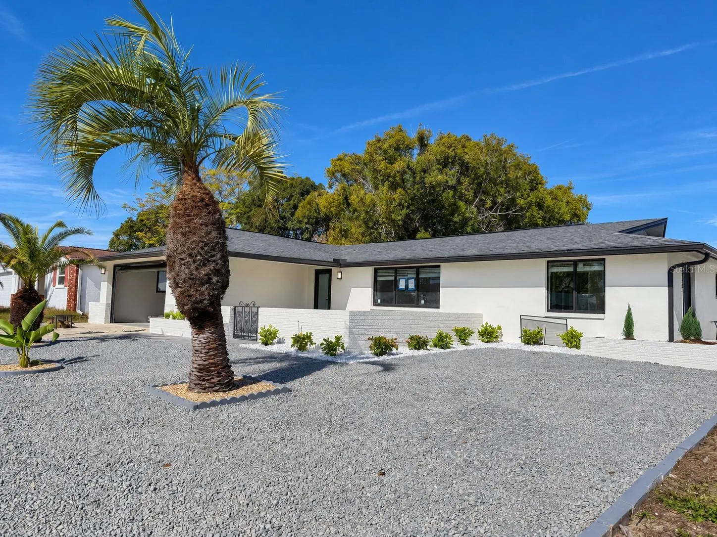 Front of house and front yard