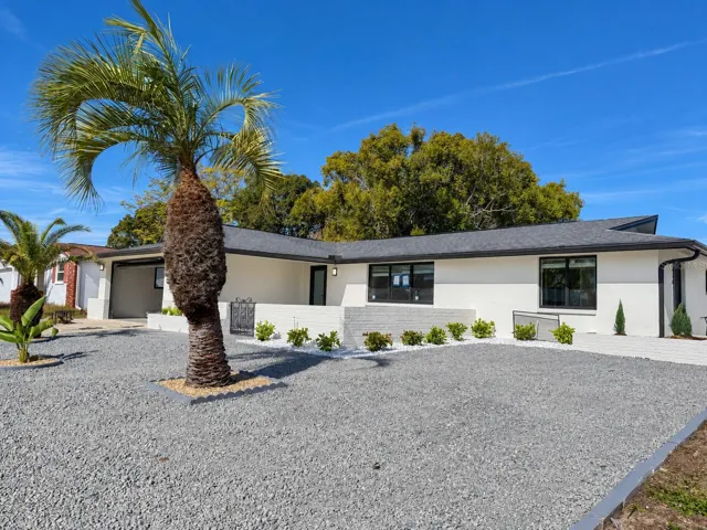 Front of house and front yard