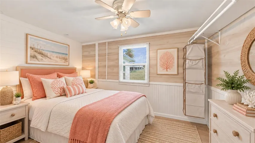 Guest Bedroom virtually staged