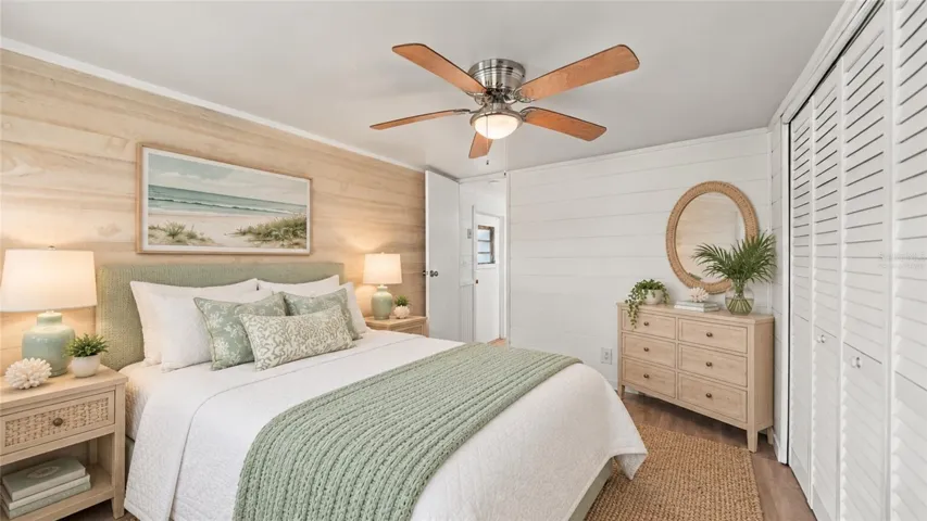 Primary Bedroom virtually staged