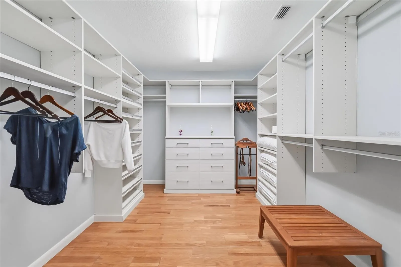 Primary Closet with Built-Ins
