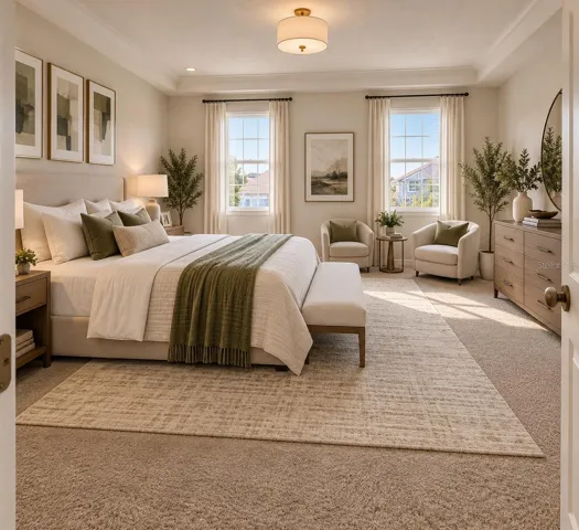 Master room AI Virtual Staging