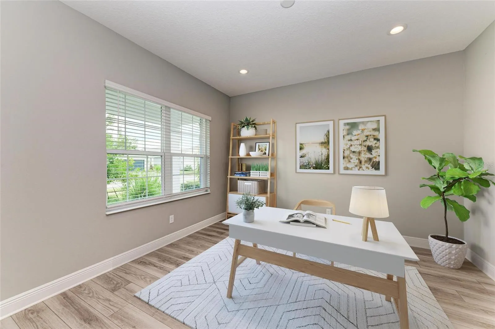 Den/Office  with French Doors