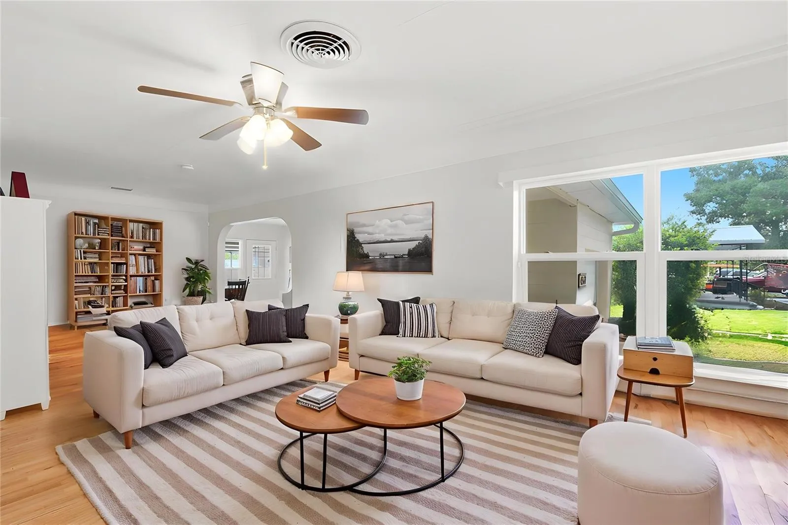 Virtually Staged Living Room