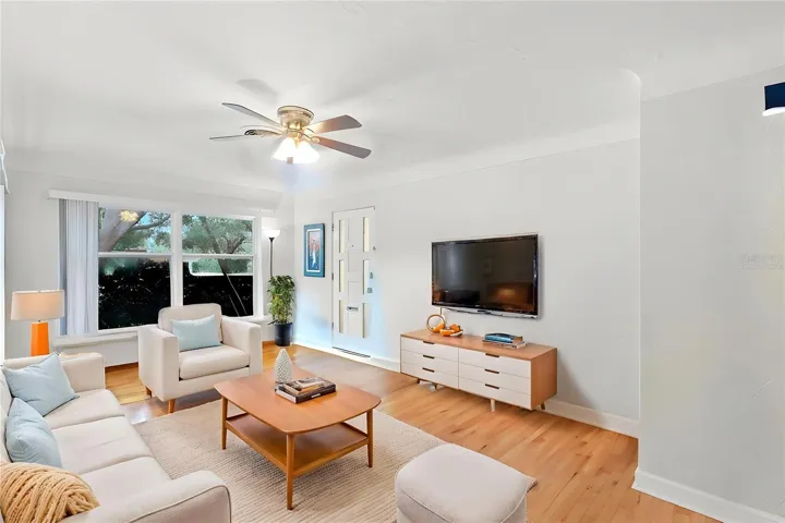 Virtually Staged Living Room