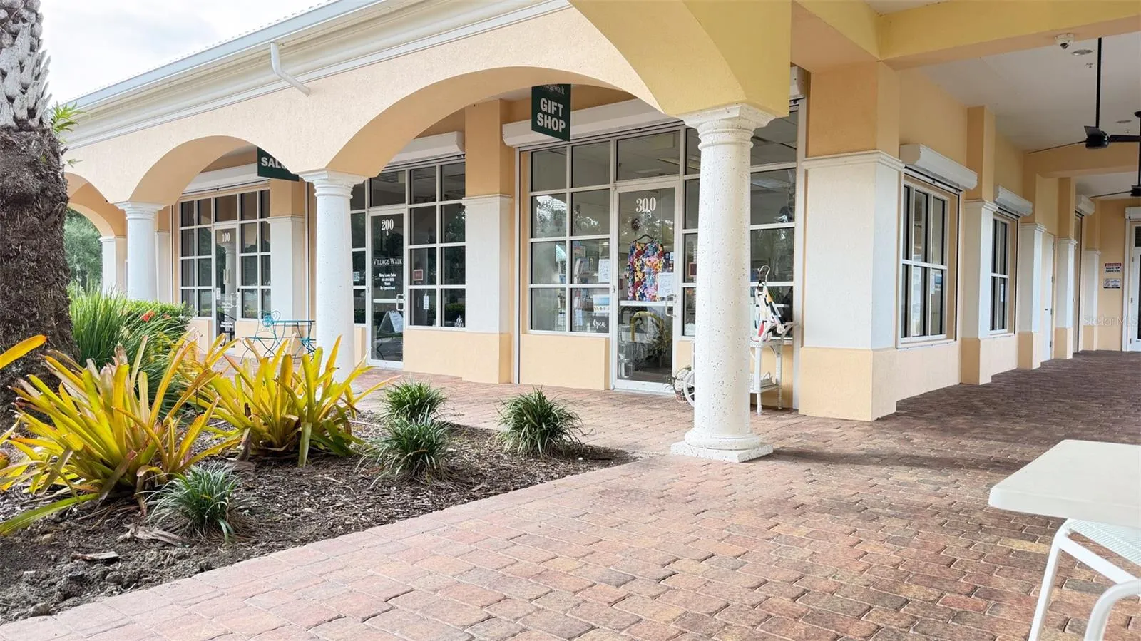 Community gift shop and salon.