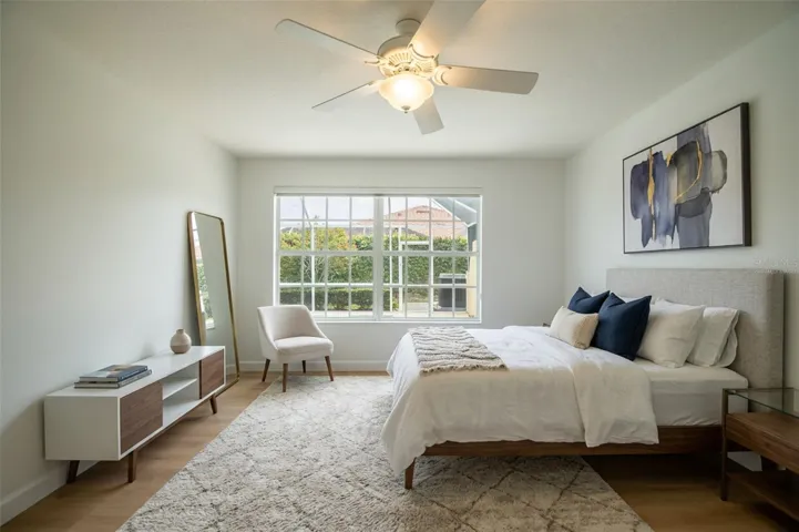 Virtually Staged Primary Suite.