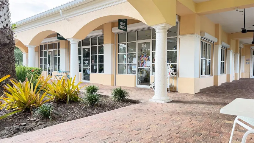 Community gift shop and salon.