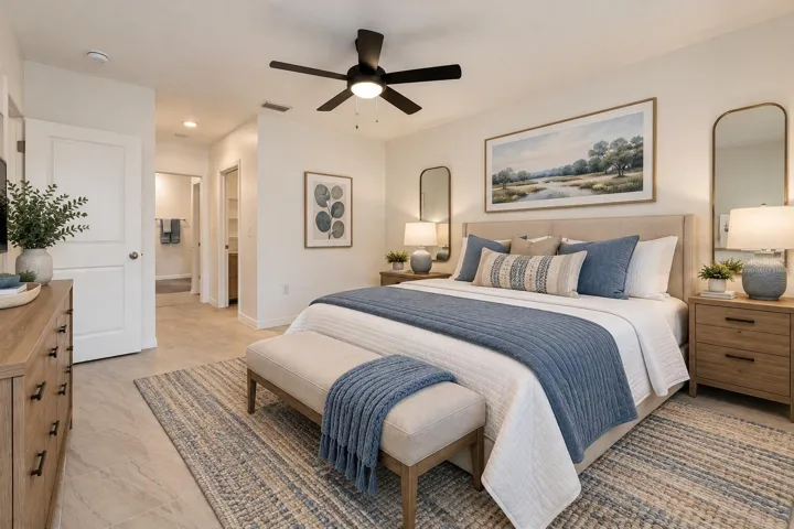 Virtually Staged - Primary Bedroom