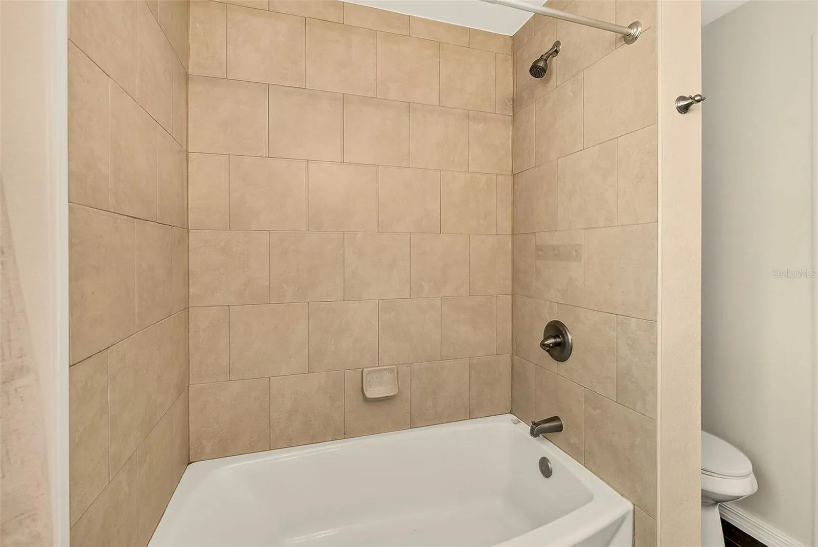 Hall Bath has a Tub and Shower