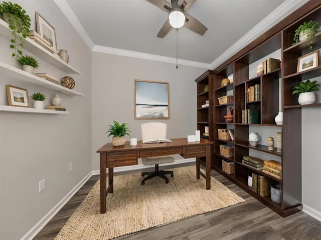 Virtually Staged Office