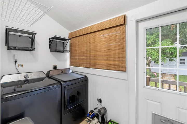 Inside laundry room!