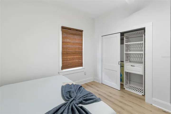 Guest bedroom! clost organizers!