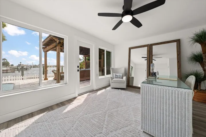 4th Bedroom/Office with Access to Backyard