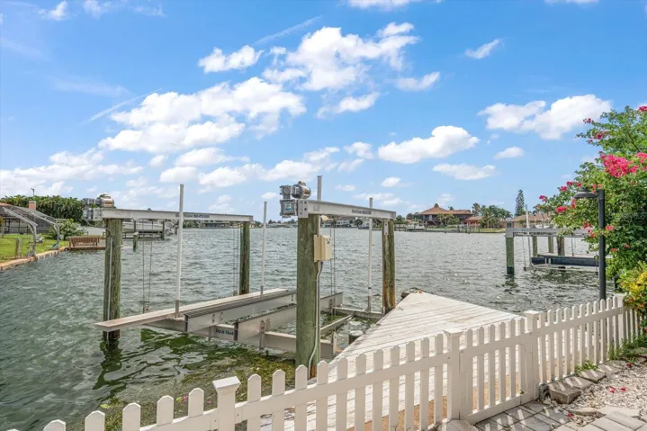 Dock with 10,000 lb. Boat Lift