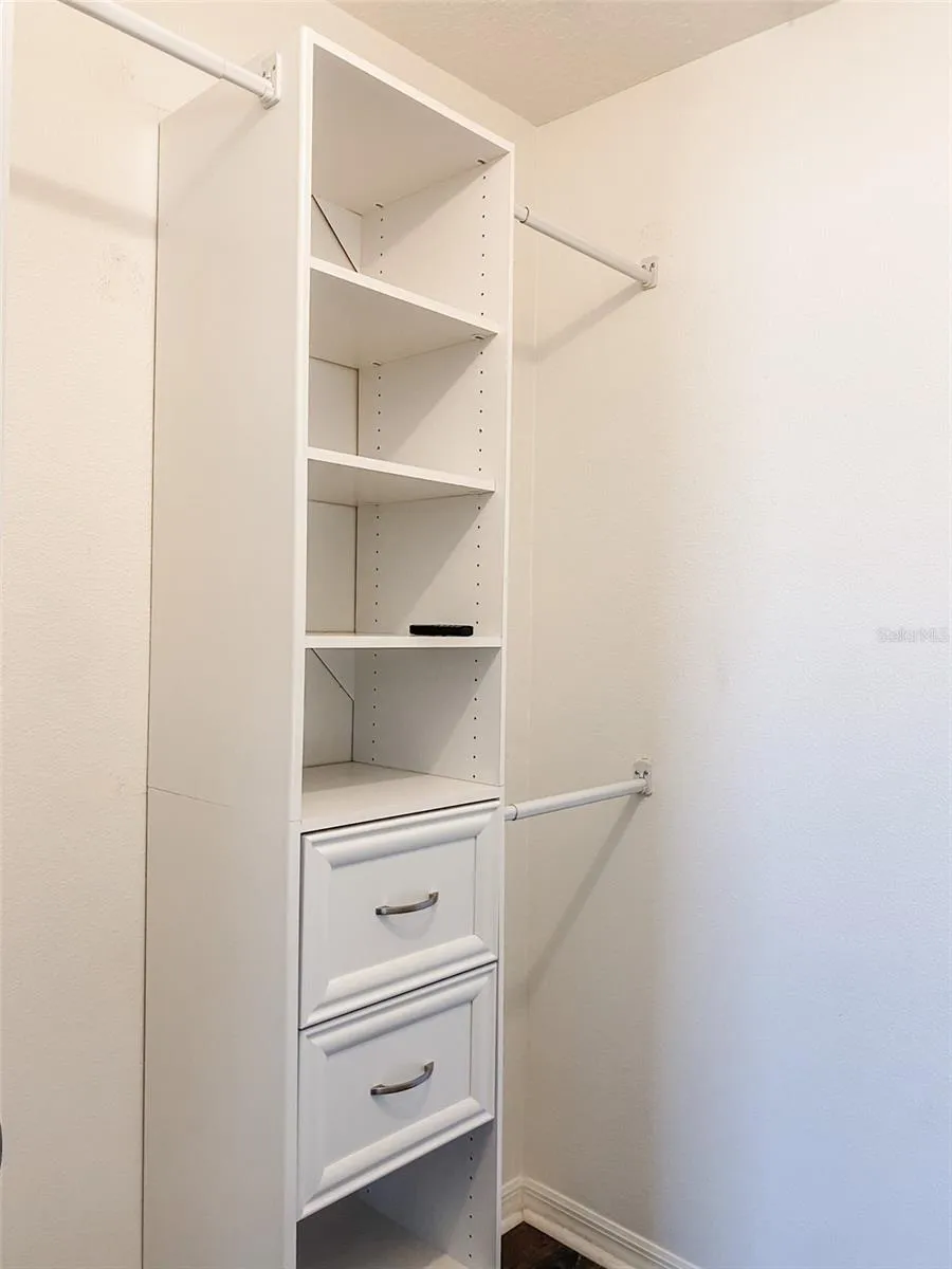 *All closets have built in shelving system