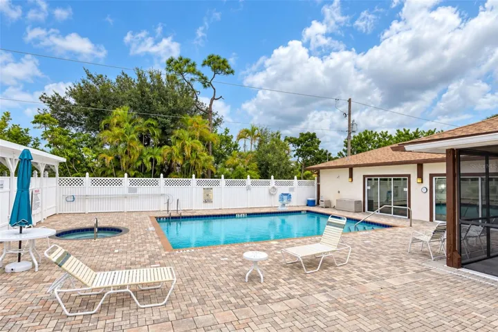 clubhouse and swimming pool