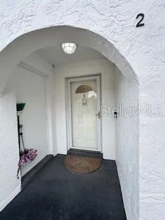 front door and outside storage
