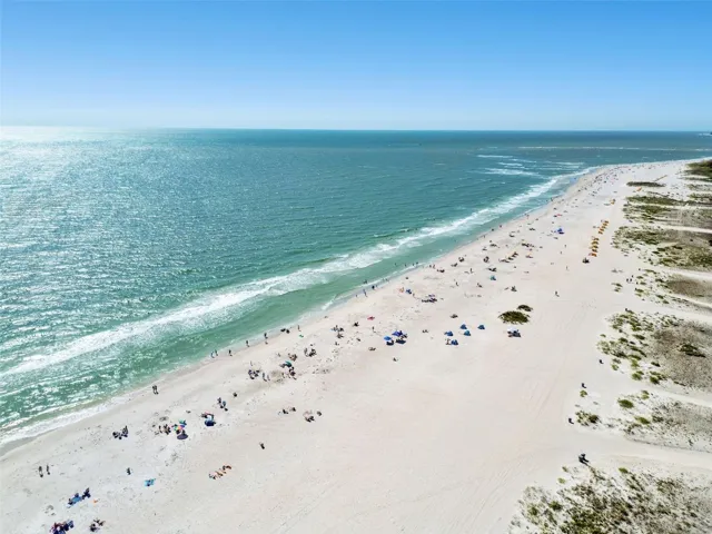 Miles of white sandy beaches. A walk or bike ride away