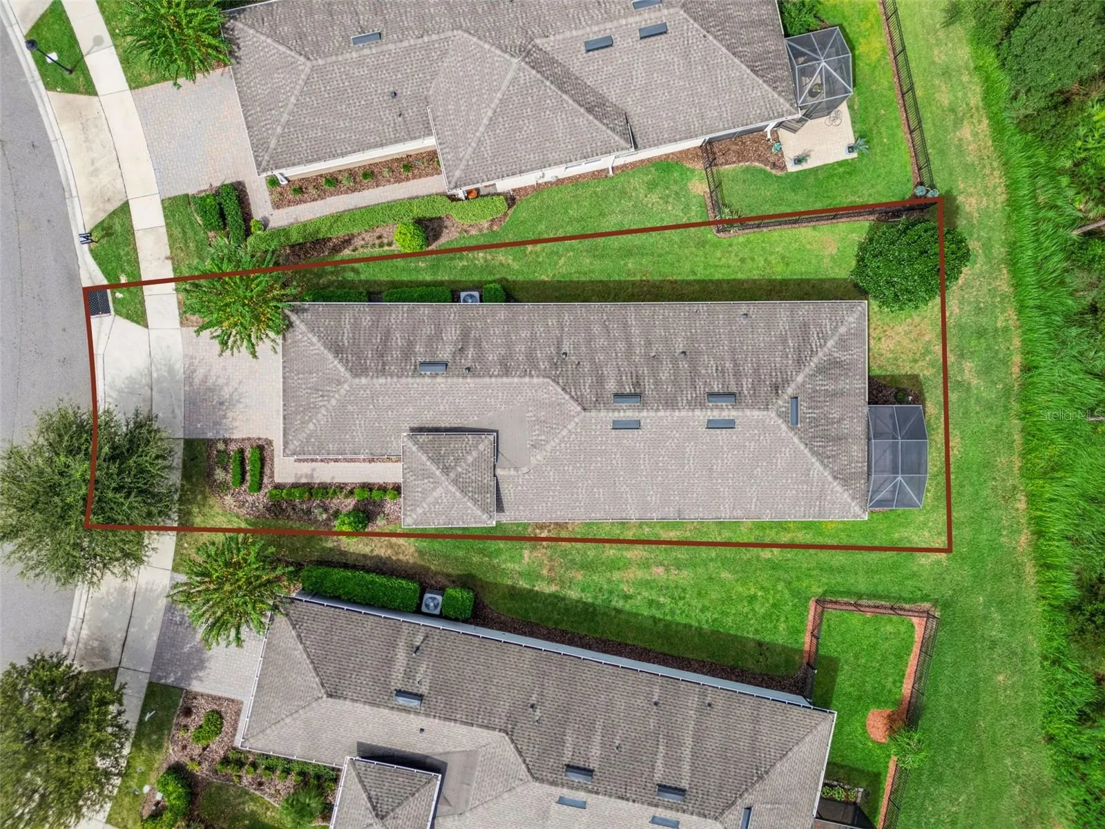Aerial view from above the Home