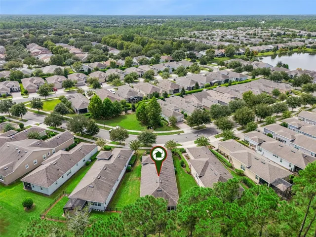 Aerial view of the Home's location &amp; surrounding neighborhood area