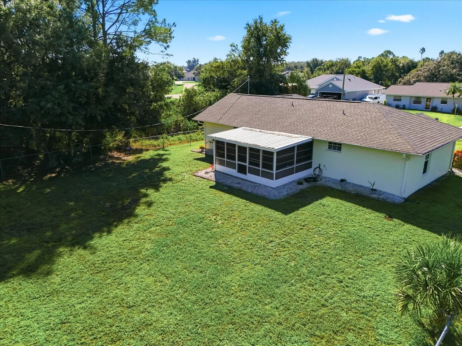 Backyard of 22104 Landis Ave
