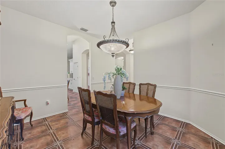 Spacious Dining Room - Tile Flooring, high ceilings
