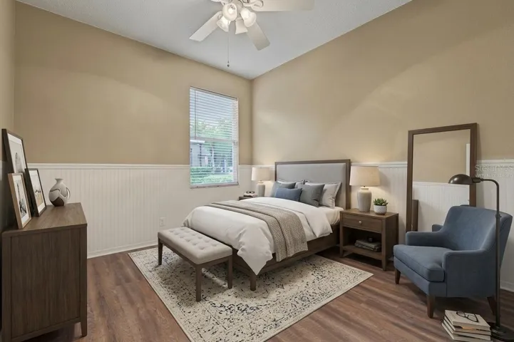Guest  BedroomVirtually Staged