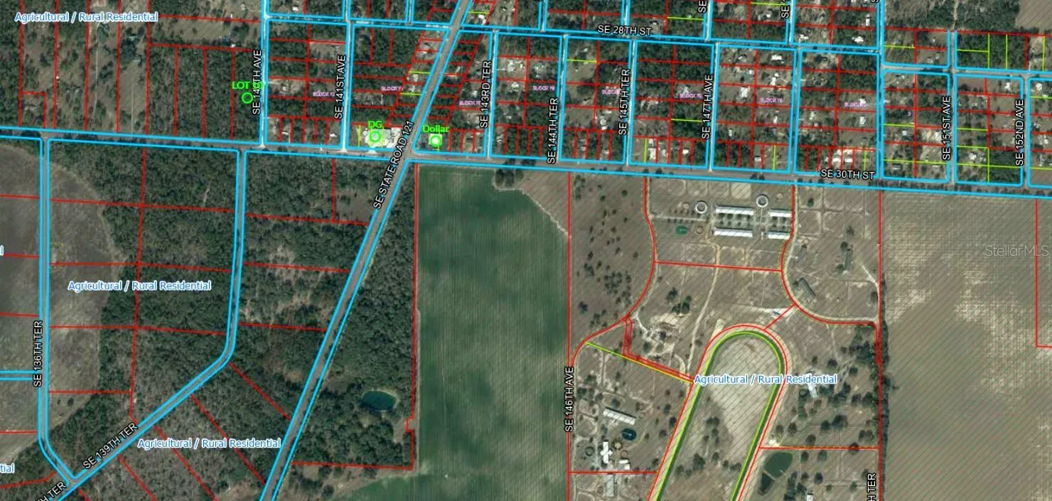Lot 10: adjoining 4.44-acre corner parcel. Available only with purchase of Lot 9; not included in the Lot 9 listing price.