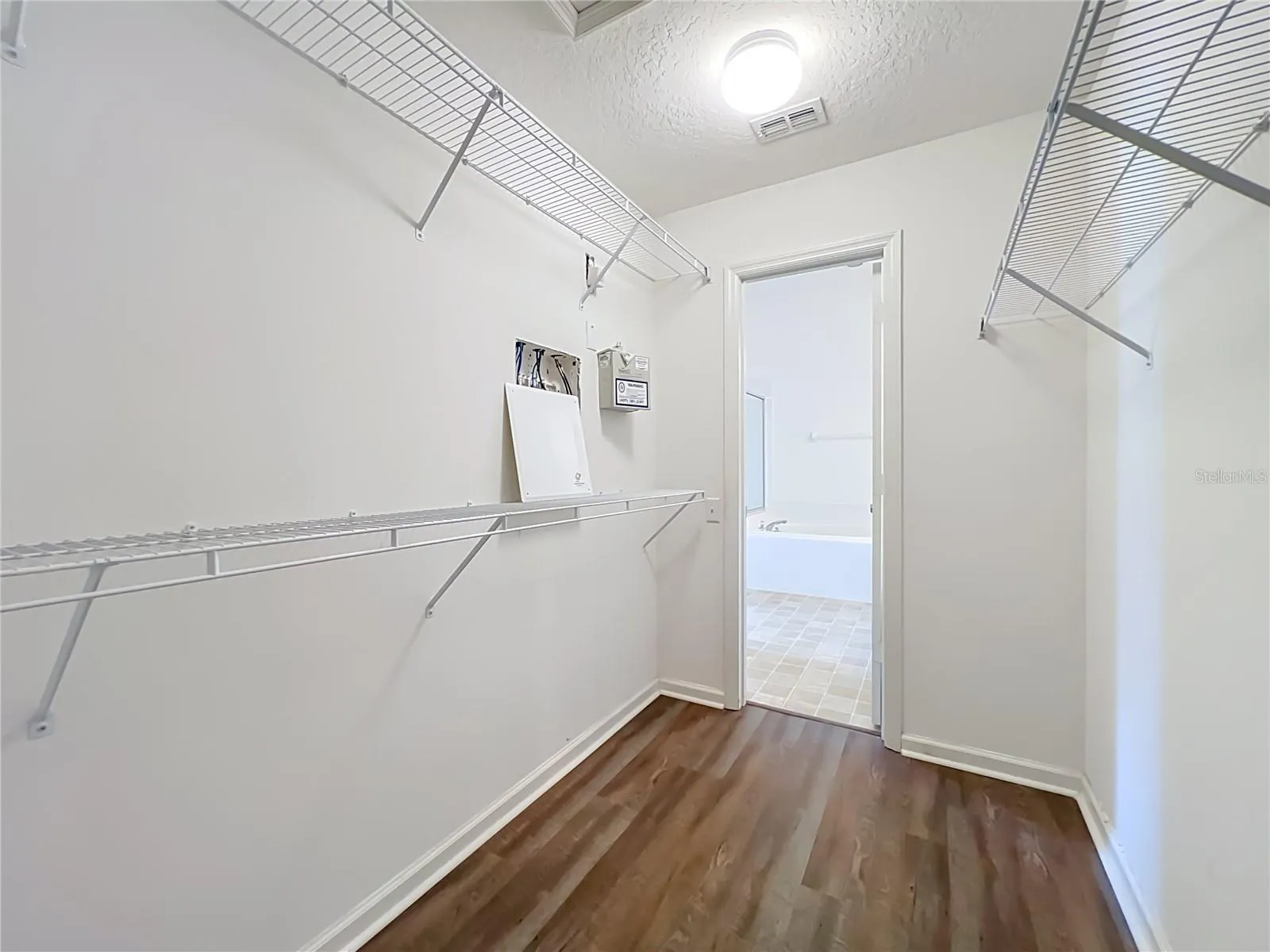 primary walk-in closet