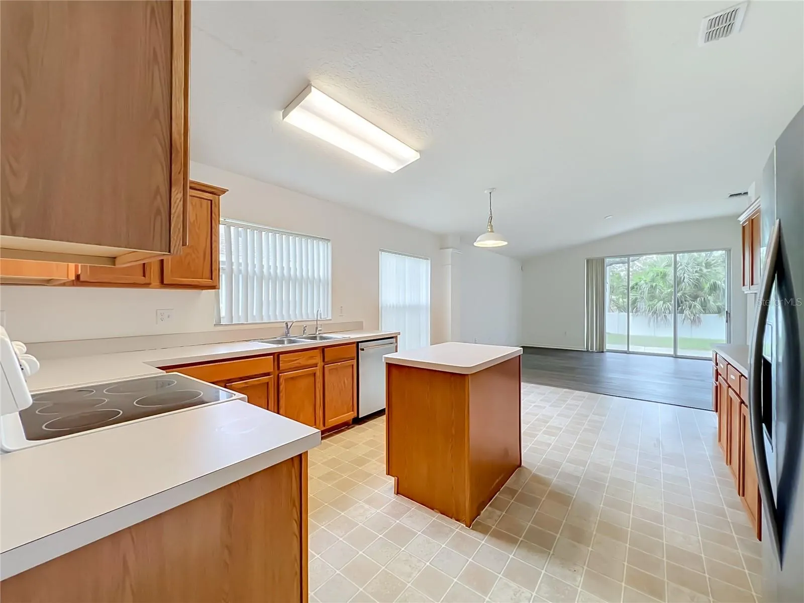 ...to the kitchen