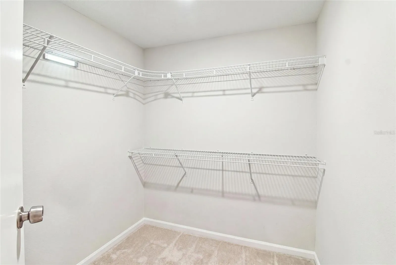 Closet with items removed by AI to show size