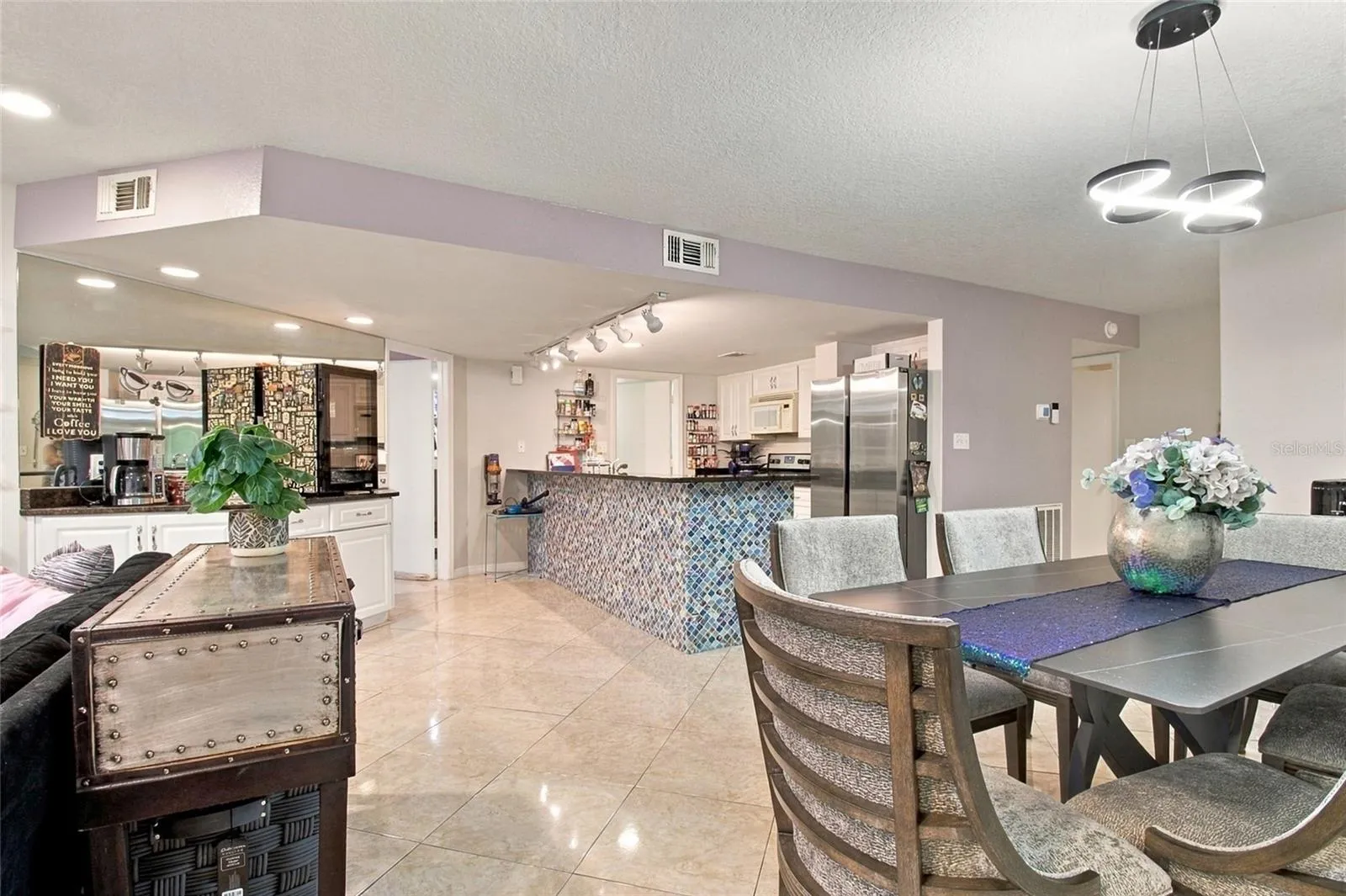 Dining Room into Open Concept LR, Kitchen