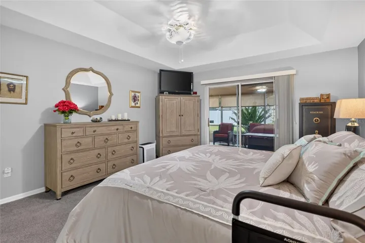 Primary Bedroom with direct sunroom access
