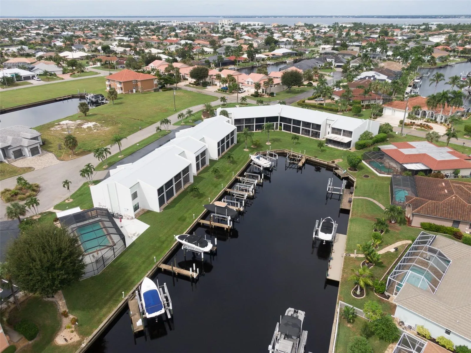 Canal and dock area
