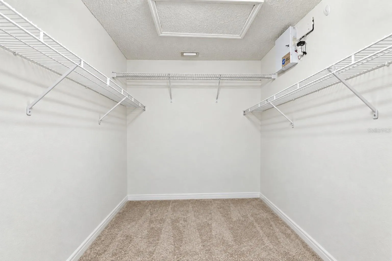 Primary closet