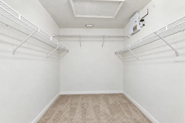 Primary closet